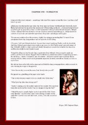 English Worksheet: twilight saga: eclipse extract