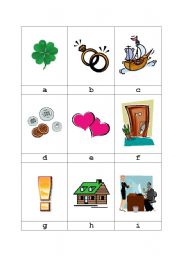 English worksheet: NEF Elem Unit 7D cards