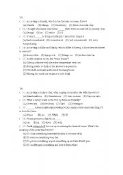 English Worksheet: test11