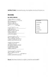 English worksheet: 