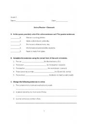 English worksheet: Passive Worksheet