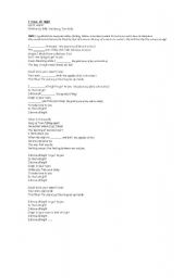 English Worksheet: I drove all night