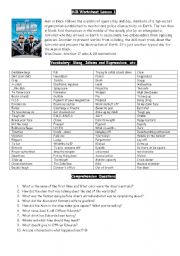 English Worksheet: Men in Black