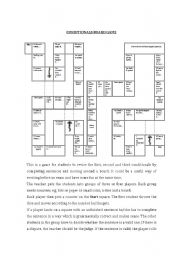 English Worksheet: CONDITIONALS BOARD GAME