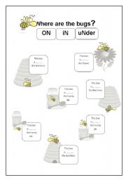 Prepositions IN ON UNDER