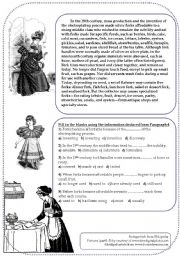 English Worksheet: A Short History of the Fork Part 3