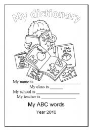 English Worksheet: My dictionary