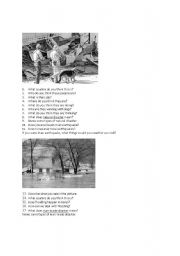 English Worksheet: picture conversation