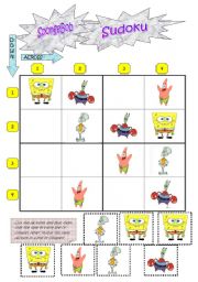 English Worksheet: sudoku and body parts