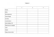 English worksheet: Scattegories Categories