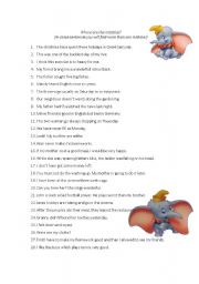 English Worksheet: Common mistakes