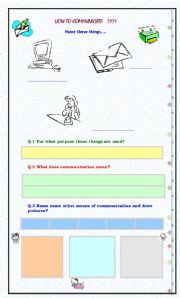 English Worksheet: How to Communicate???