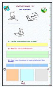 English worksheet: How to Communicate???