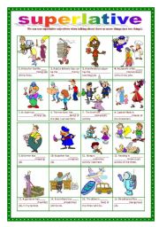 English Worksheet: superlative (01.08.10)