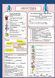 English Worksheet: ADVERBS