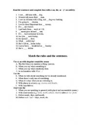 English Worksheet: articles