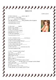 English Worksheet: Piece of me by Britney Spears