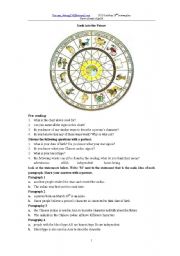 English Worksheet: look into the future