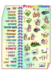 Prepositions exercise ** fully editable