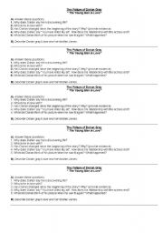 English Worksheet: The Picture of Dorian Gray Test
