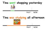 English worksheet: Simple Past & Past Continuous