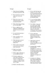 English Worksheet: role-play