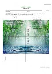 English Worksheet: LAO TZUs Water Worksheet