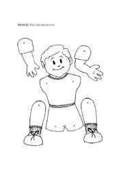 English Worksheet: Body Movement