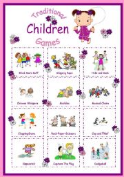 Traditional Children Games-Poster