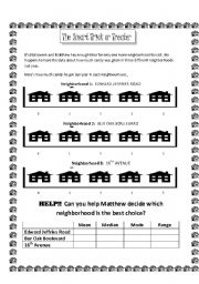 English worksheet: Math for ESL Learners:  Mean, Median, Mode, Range