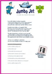 English worksheet: Jumbo Jet