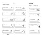 English worksheet: Fruits