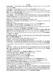 English Worksheet: To Be phrasal verb