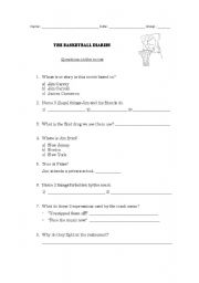 English Worksheet: The Basketball Diaries