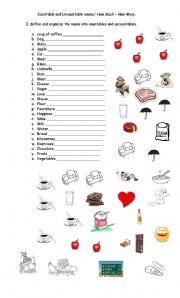 countable and uncountable nouns