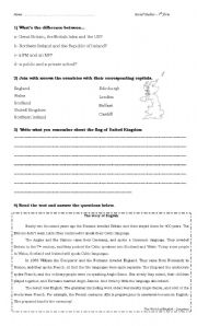 English Worksheet: United Kingdom