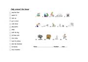 English worksheet: Help around the house