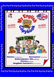 English Worksheet: My english copybook