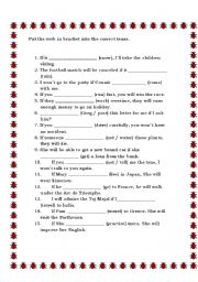 1ST CONDITIONAL  PART 2 (PRACTICE EXERCISE)