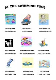 English Worksheet: CAN / CANT