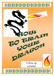 HOW TO TRAIN YOUR DRAGON - follow-up activities