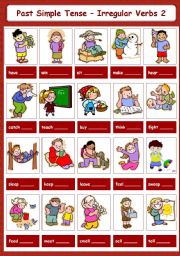 Past Simple Tense - Irregular Verbs 2-5