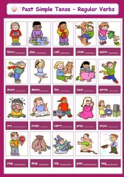 Past Simple Tense - Regular Verbs 4-5