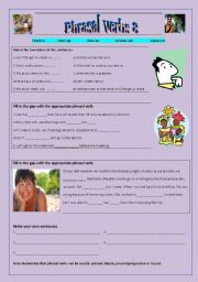 English Worksheet: Phrasal verbs 8