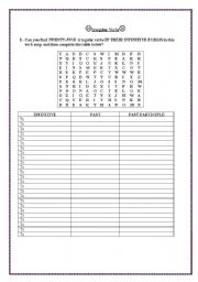 English Worksheet: Irregular Verbs 