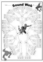 English Worksheet: Sound Web