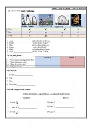 English Worksheet: At the FAIR - Simple Past