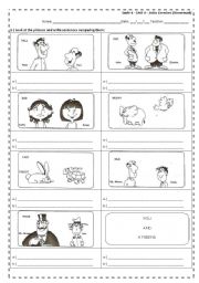 English Worksheet: Comparison - write sentences