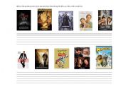 English Worksheet: Movie Poster Descriptions