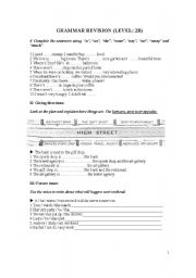 English worksheet: grammar test